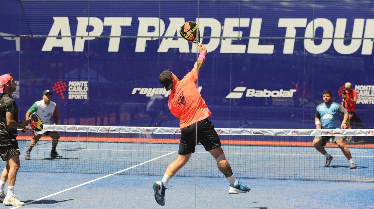 Un partido del ATP Pádel Tour de Montecarlo