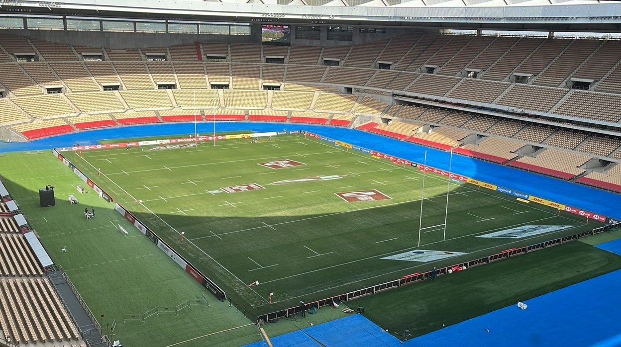 El estadio de la Cartuja, elegido como sede de la final de la Copa del Rey de rugby