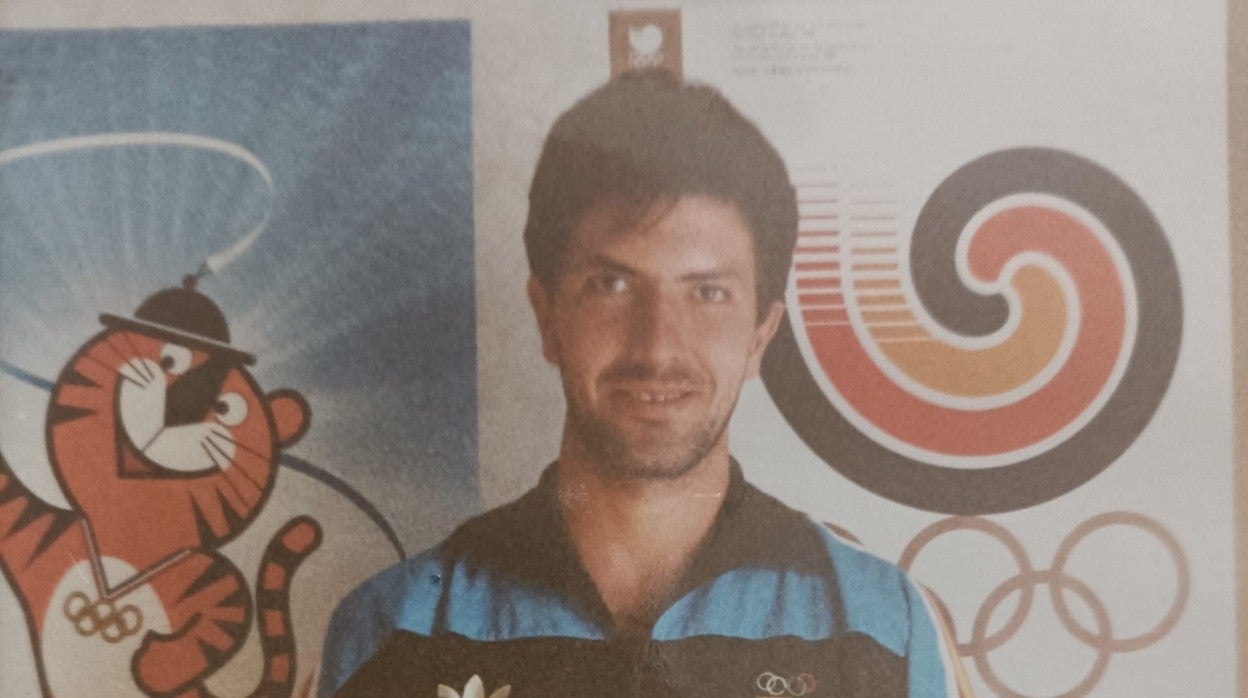 Javier Álvarez, en los Juegos Olímpicos de Seúl