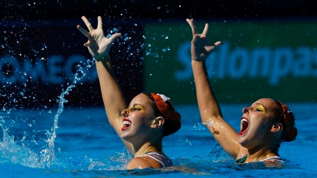 La sevillana Alisa Ozhogina, a la final del Mundial de natación en el dúo libre con Iris Tió
