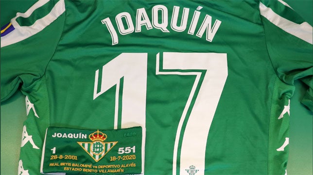 Joaquín, 39 años y 21 temporadas