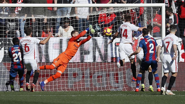 La fiabilidad defensiva del Sevilla en el Sánchez-Pizjuán