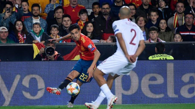 Navas, protagonista en la victoria de España ante Noruega (2-1)