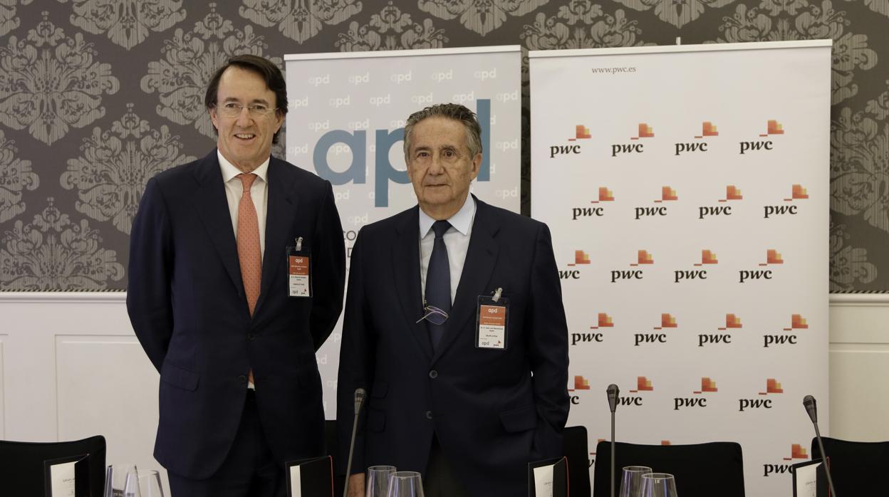 Mauricio González Gordon, presidente de APD en la Zona Sur, y José Luis Manzanares, presidente de Ayesa