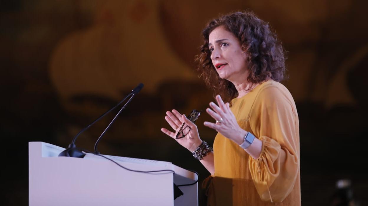 La ministra de Hacienda, María Jesús Montero