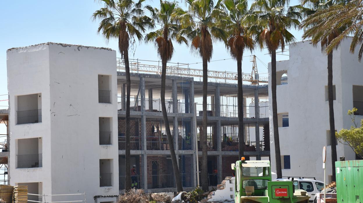 Construcción de un hotel en la Costa del Sol