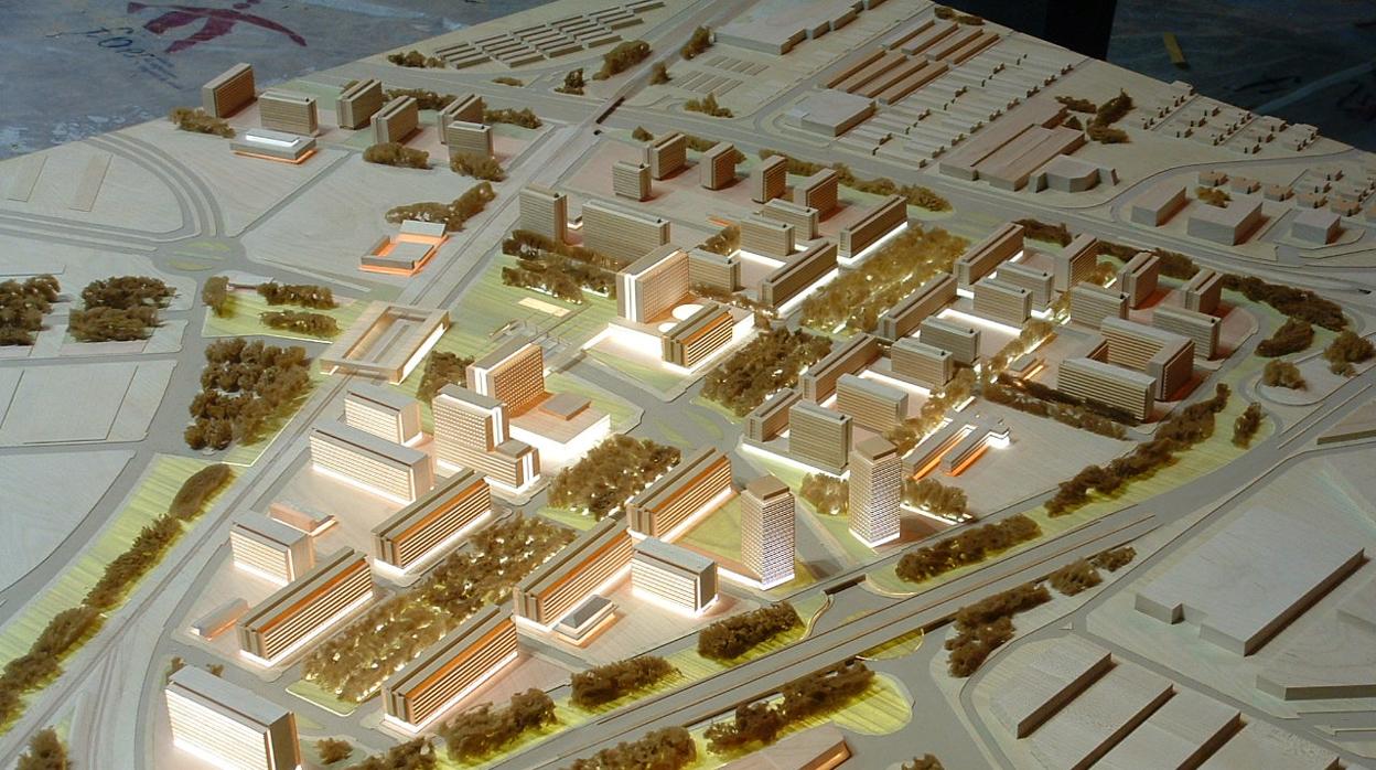 Recreación virtual del futuro barrio del Buen Aire, donde Inversión Corporativa tiene 500.000 metros cuadrados