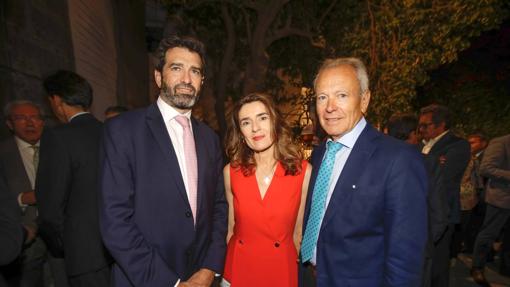 Nacho González, María Jesús Pereira y José Pozo