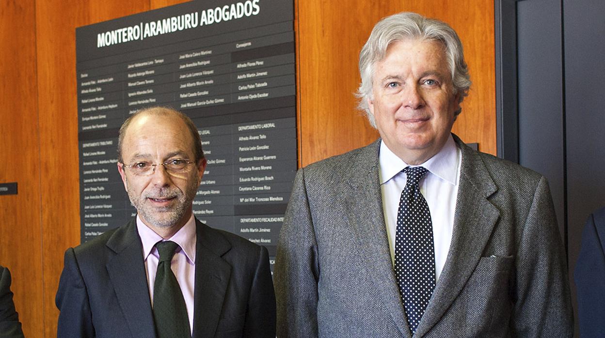 Enrique Montero Gómez y Armando Fernández Aramburu, socios directores del bufete Montero Aramburu Abogados
