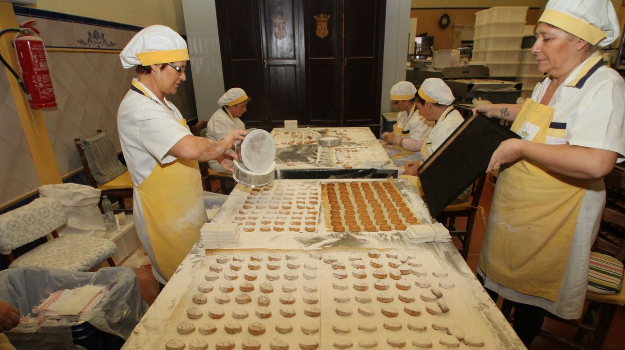 Obrador de La despensa de Palacio en Estepa, donde tiene también un museo del chocolate
