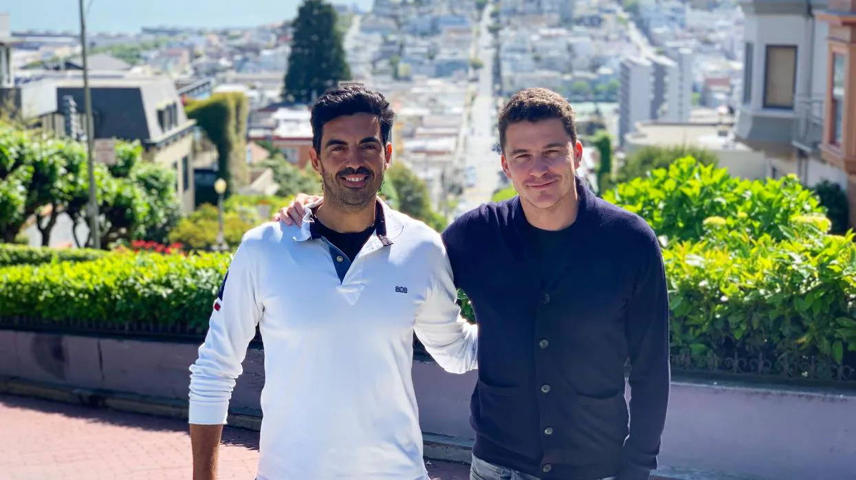 Carlos Lagares y Antonio Bustamante, fundadores de CheKin, en San Francisco