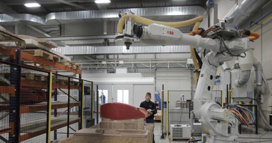 Instalaciones de Sofitec, empresa aeronáutica