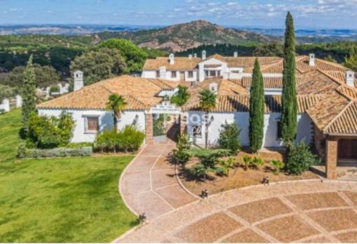 Vista panorámica del cortijo en Córdoba