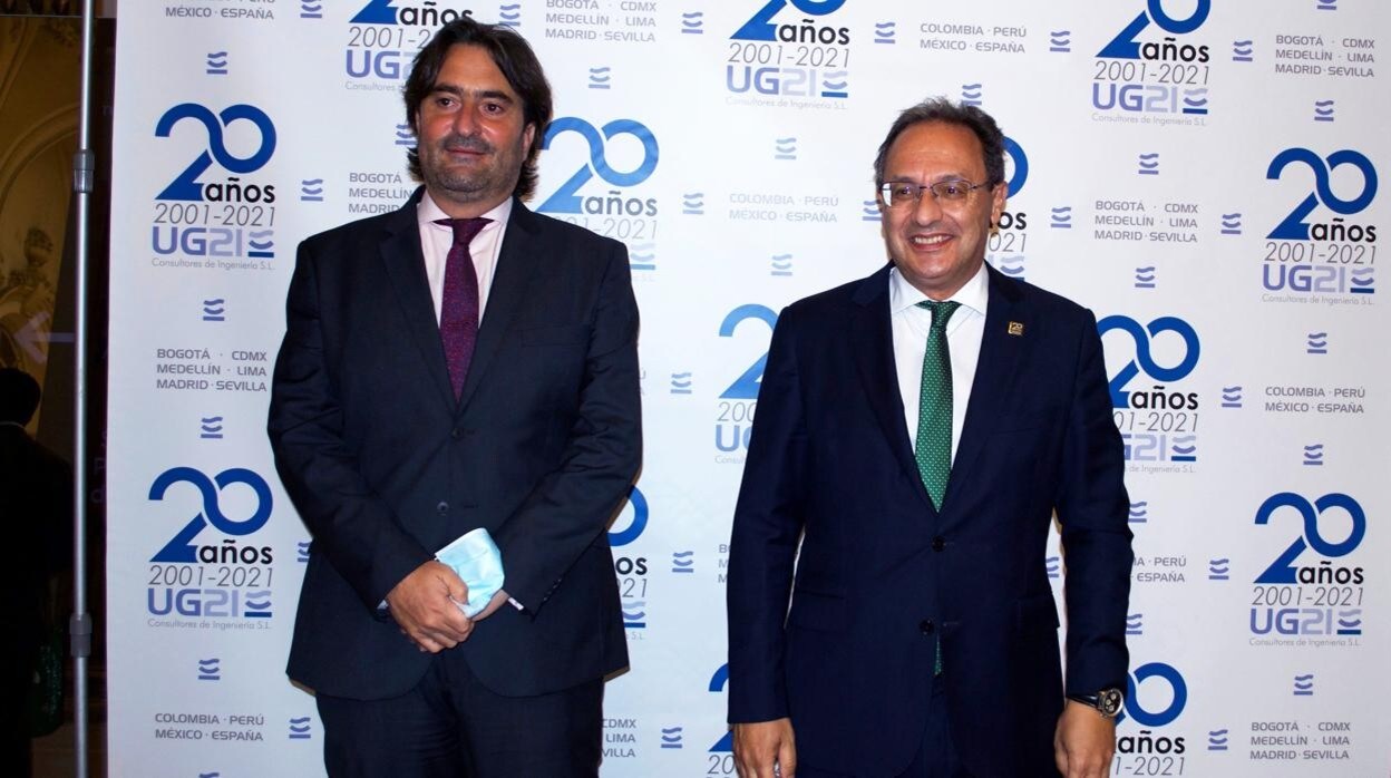 Manuel González Moles, consejero delegado de UG21, y Ozgur Unay Unay, presidente
