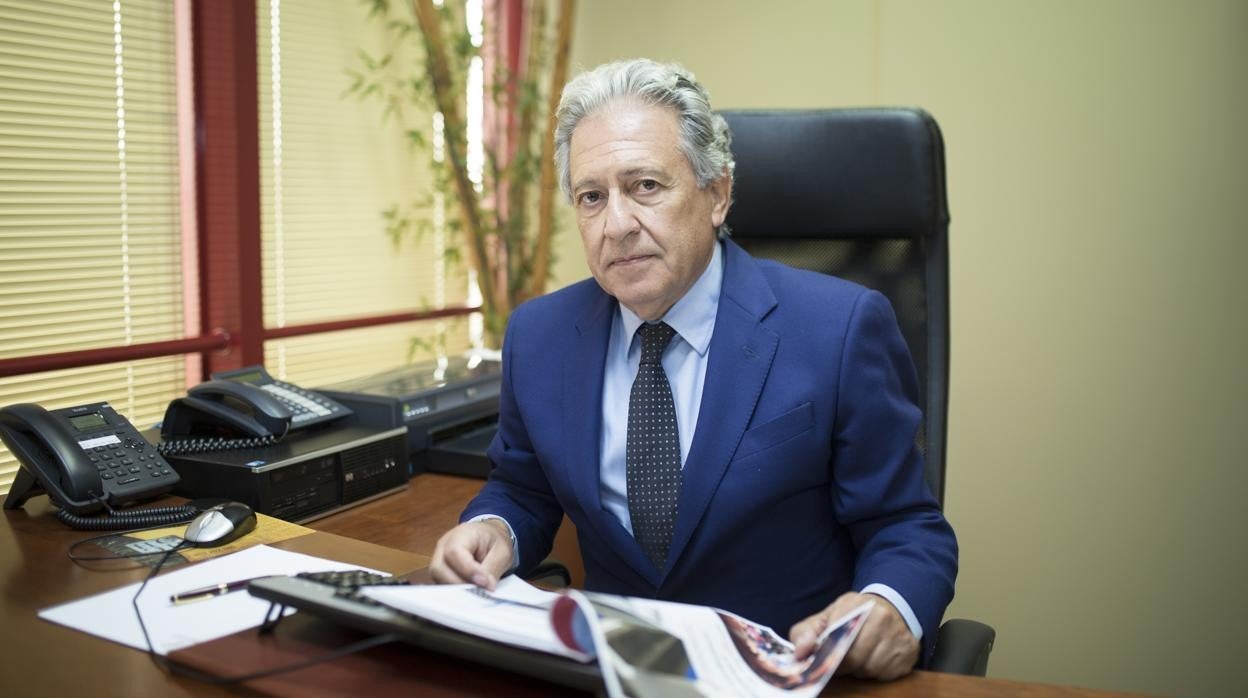 Rafael Sánchez Alcalá, presidente de la patronal de la construcción (Fadeco) y de la Fundación Laboral de la Construcción en Andalucía