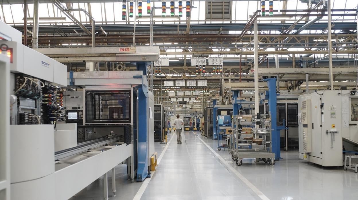 Plano general de la factoría de cajas de cambio de Renault en Sevilla