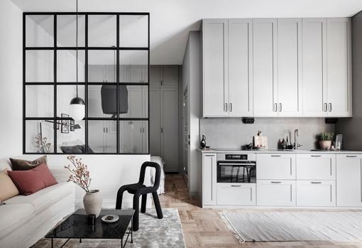 Muro de cristal en una casa