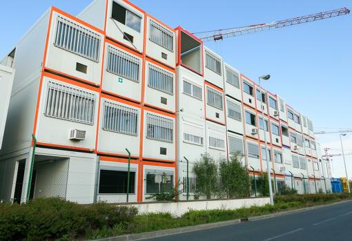 Edificación de oficinas modulares