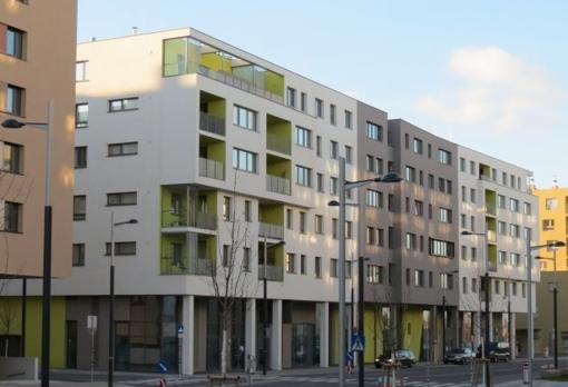 Edificio prefabricado de viviendas sociales