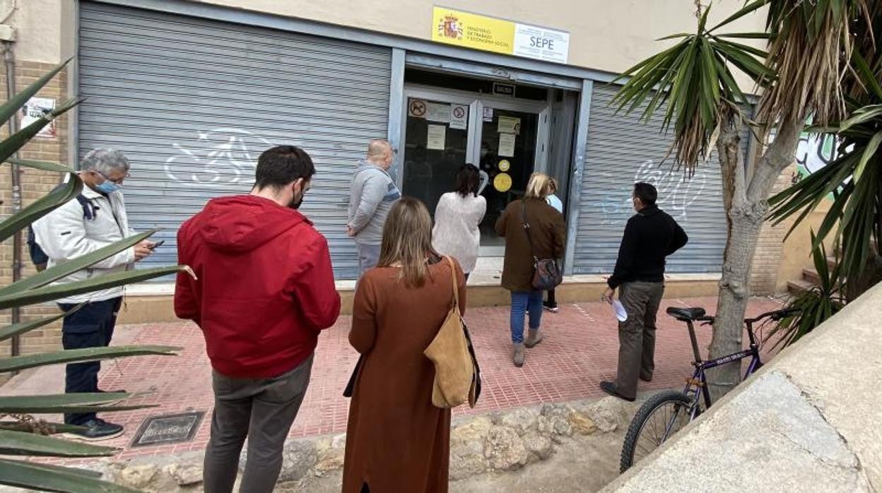 Imagen de archivo de una oficina del Servicio Público de Empleo Estatal