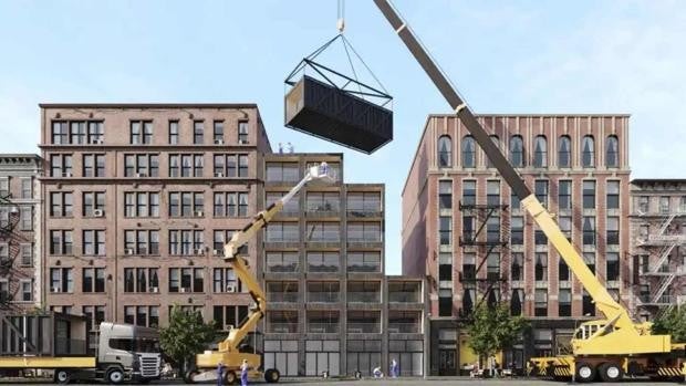 Así son las casas prefabricadas que se apilan como Legos para crear edificios