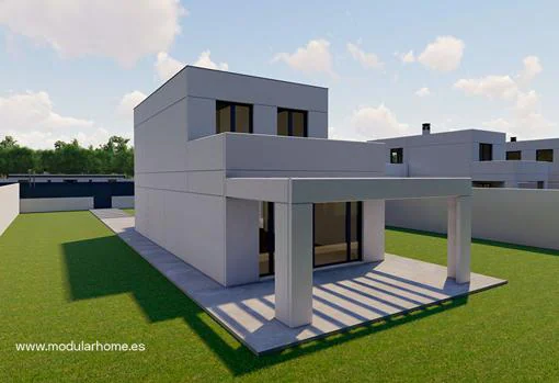 Cinco casas prefabricadas de hormigón por menos de 100.000 euros