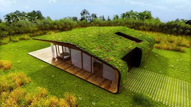 Así es la casa prefabricada española que se camufla con el entorno natural
