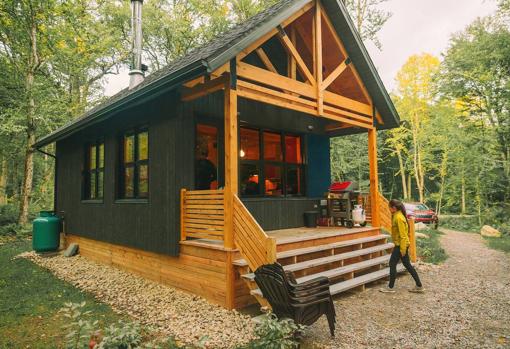 Casa prefabricada en plena naturaleza