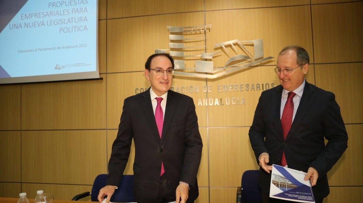 Javier González de Lara, presidente de la Confederación de Empresarios de Andalucía (CEA)