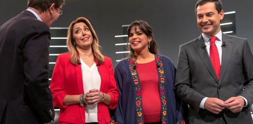 El rojo dominó en el plató de RTVE