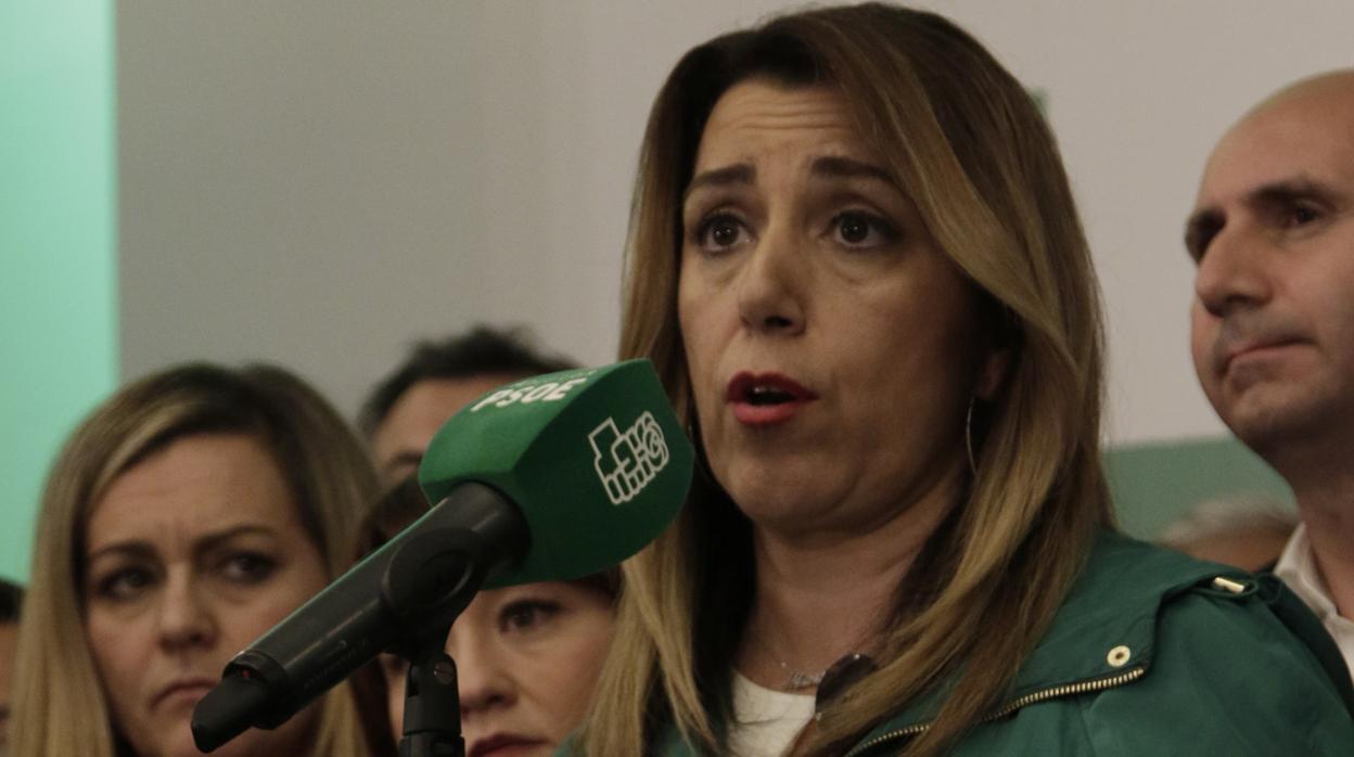 La candidata del PSOE a la Junta de Andalucía, Susana Díaz, perderá el Gobierno de la Junta pese a ganar las elecciones andaluzas 2018