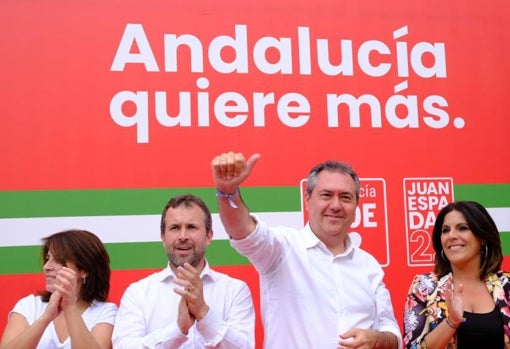 Juan Espadas eligió Jaén para dar comienzo su campaña electoral