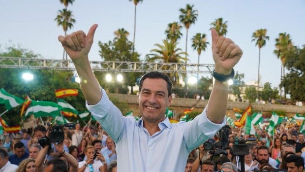 Moreno pide el voto «para la única opción viable y segura de Gobierno» en el cierre de campaña del PP