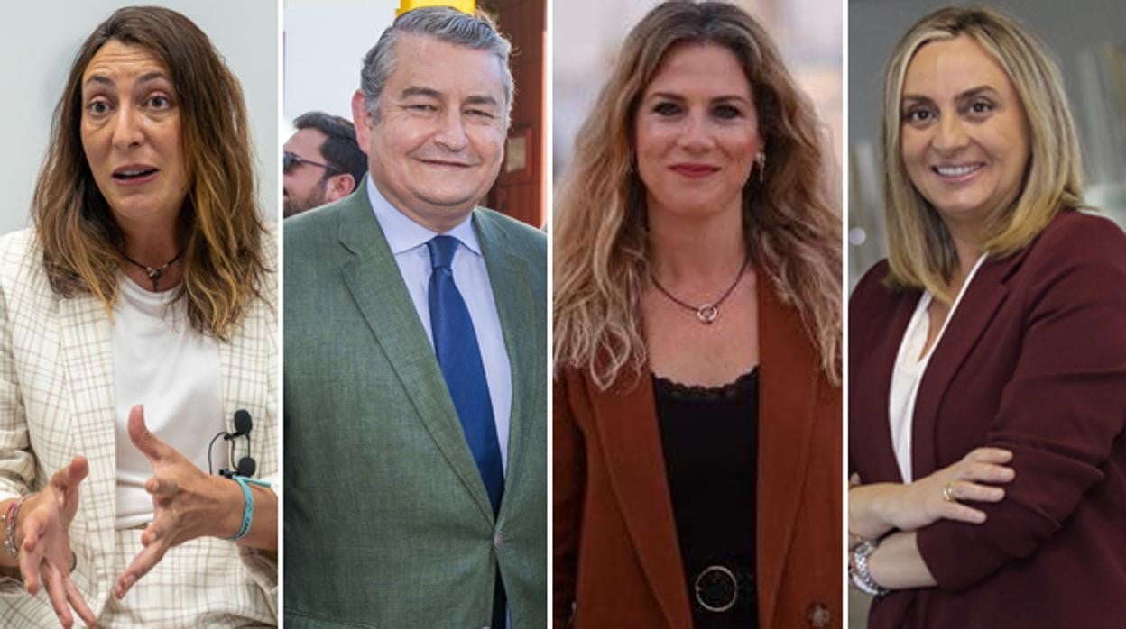 De izquierda a derecha, Loles López, Antonio Sanz, Ana Mestre y Marifrán Carazo