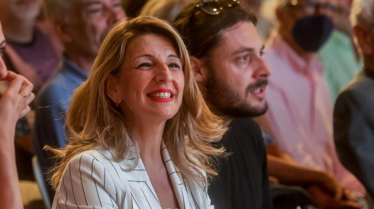 La vicepresidenta segunda Yolanda Díaz, en una imagen de archivo