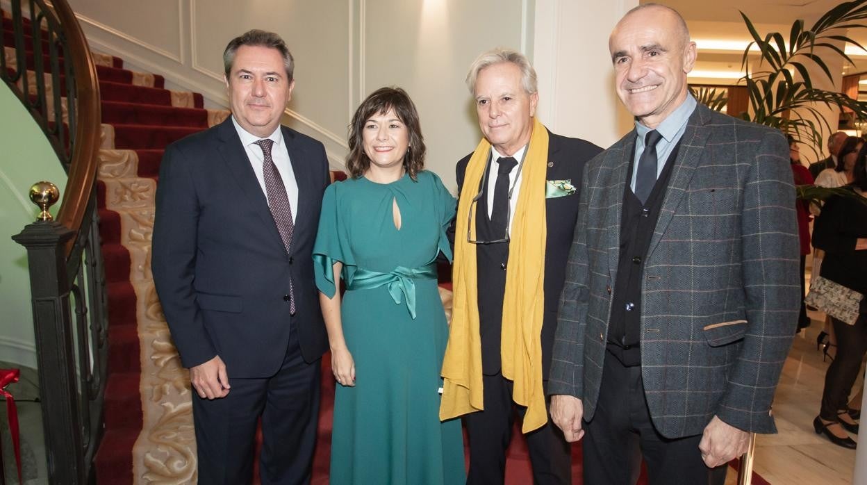 Juan Espadas, Rosana González, Álvaro Sanz y Antonio Muñoz