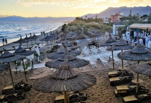 Uno de los chiringuitos de Aquí te quiero ver