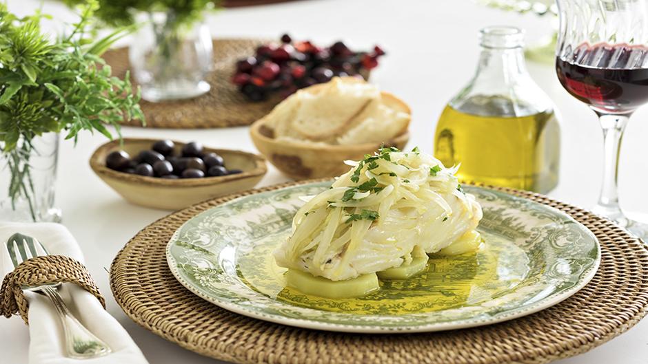 Prepara esta sabrosa receta de bacalao a la portuguesa