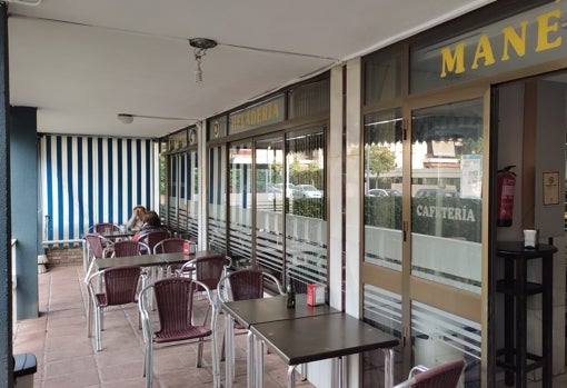 Parte de la terraza de Mané