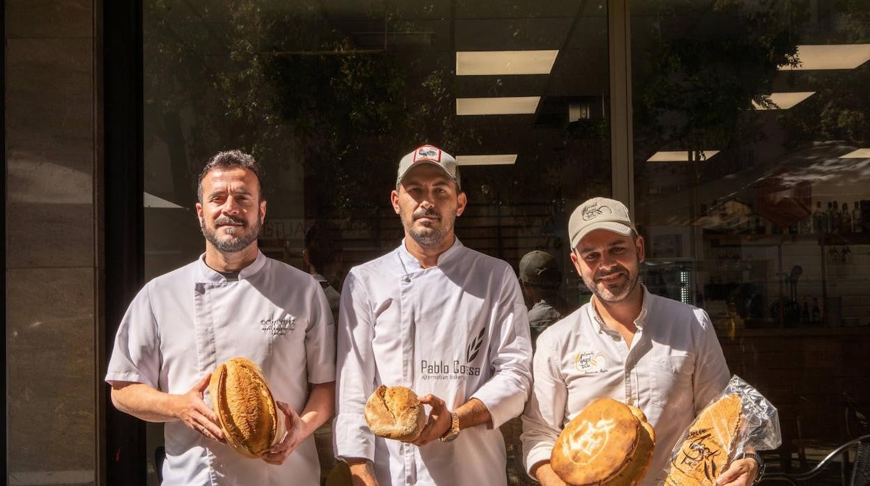 Domi Vélez, Pablo Conesa y Ángel Puchi