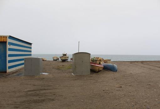 Playa de Cabo de Gata, donde se encuentra la sede de Pescartes