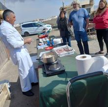 Taller de cocina a pie de playa Pescartes