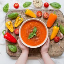 Las verduras y frutas convierten estas recetas en platos muy nutritivos