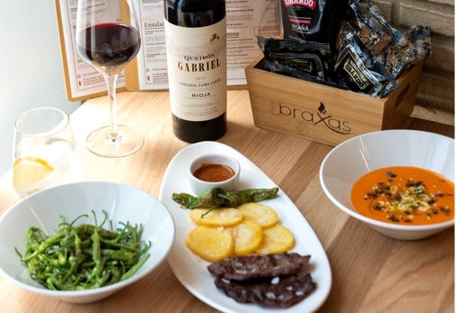 Braxas, productos de temporada y carnes a la brasa