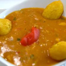 Plato de ajo colorao