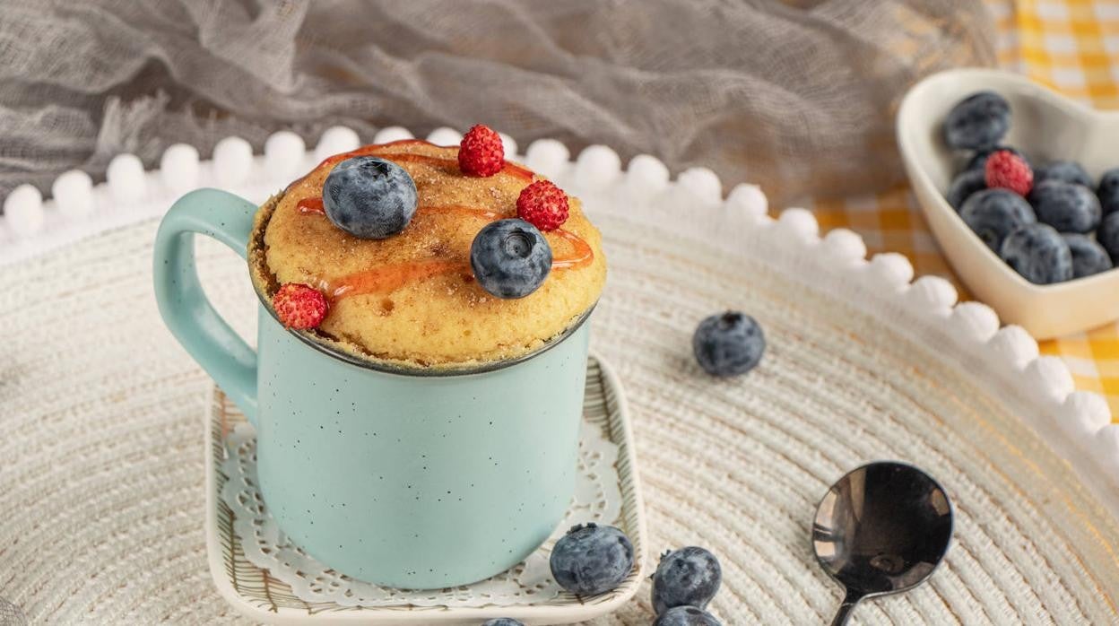 Este mug cake estará listo en unos minutos