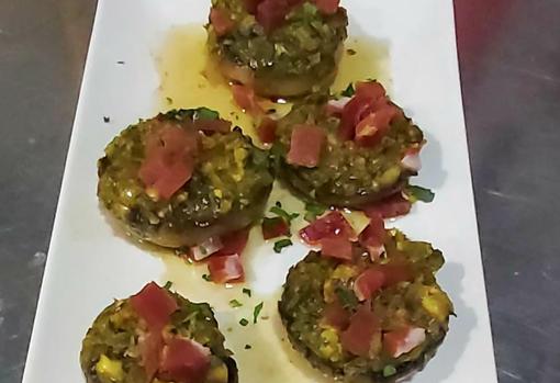 Uno de los suculentos platos del Bar Pedro