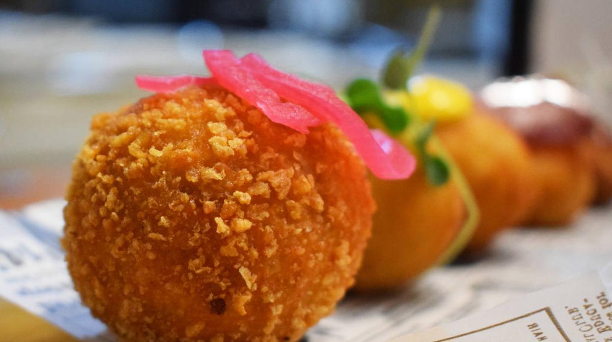 Surtido de croquetas de la Taberna La Montillana