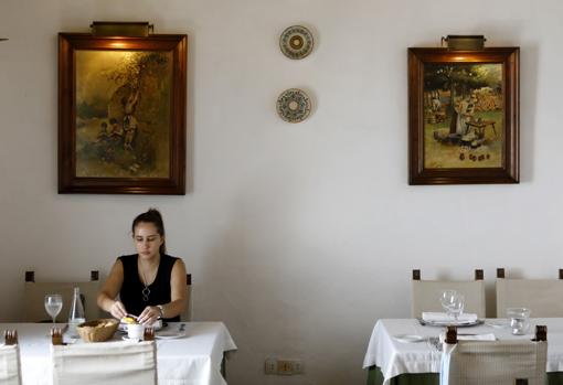 Interior del restaurante Almudaina