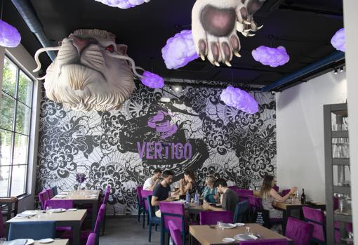El espectacular interior del restaurante Vértigo